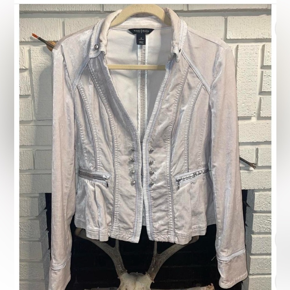 WHBM velveteen jacket/blazer